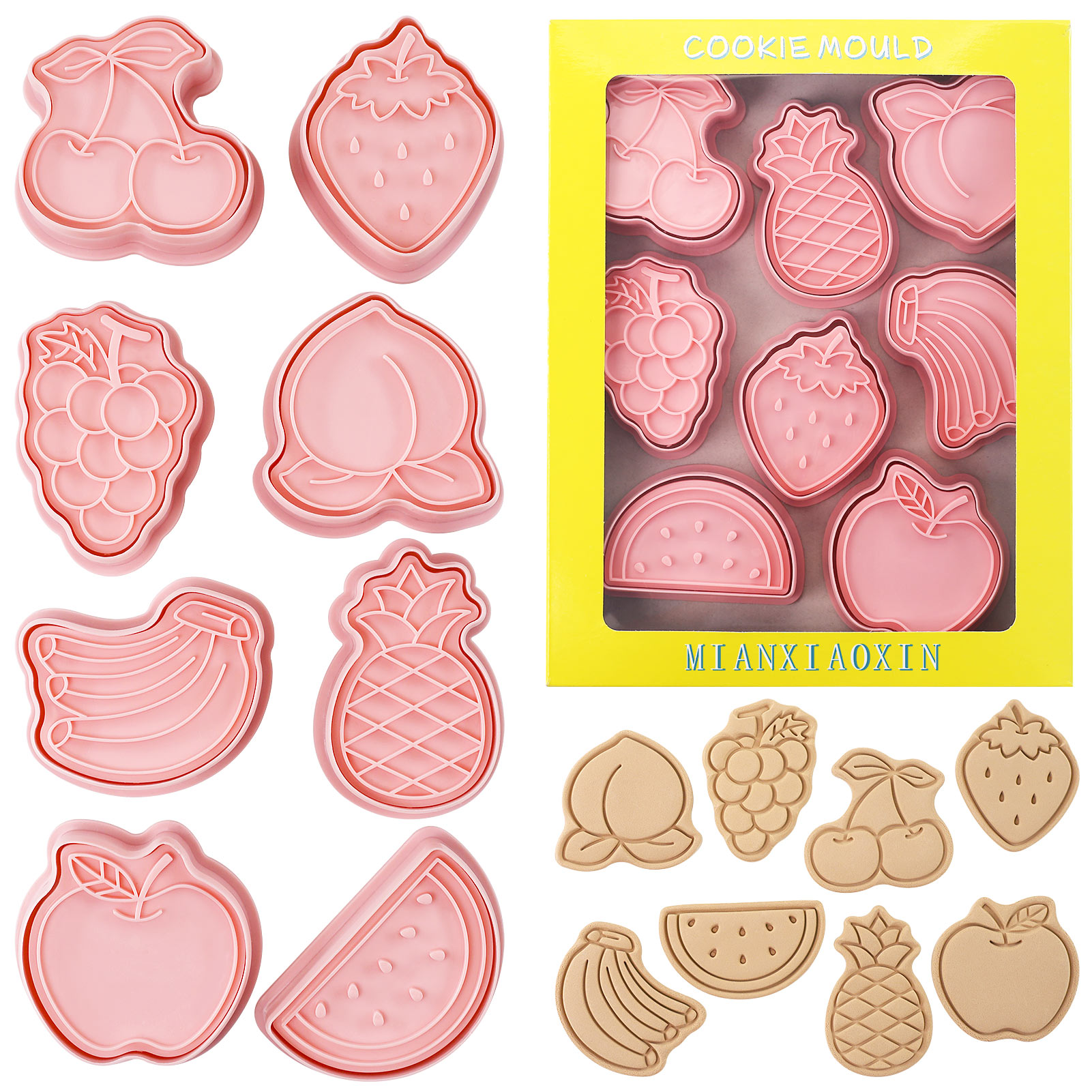 Kitchen Baking Cookies - 8 piezas de cortadores de galletas