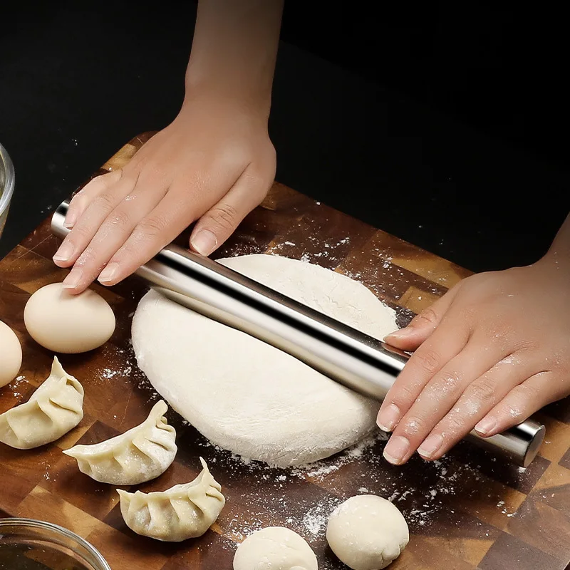 Kitchen Roller Baking - Rodillo antiadherente de acero inoxidable 304