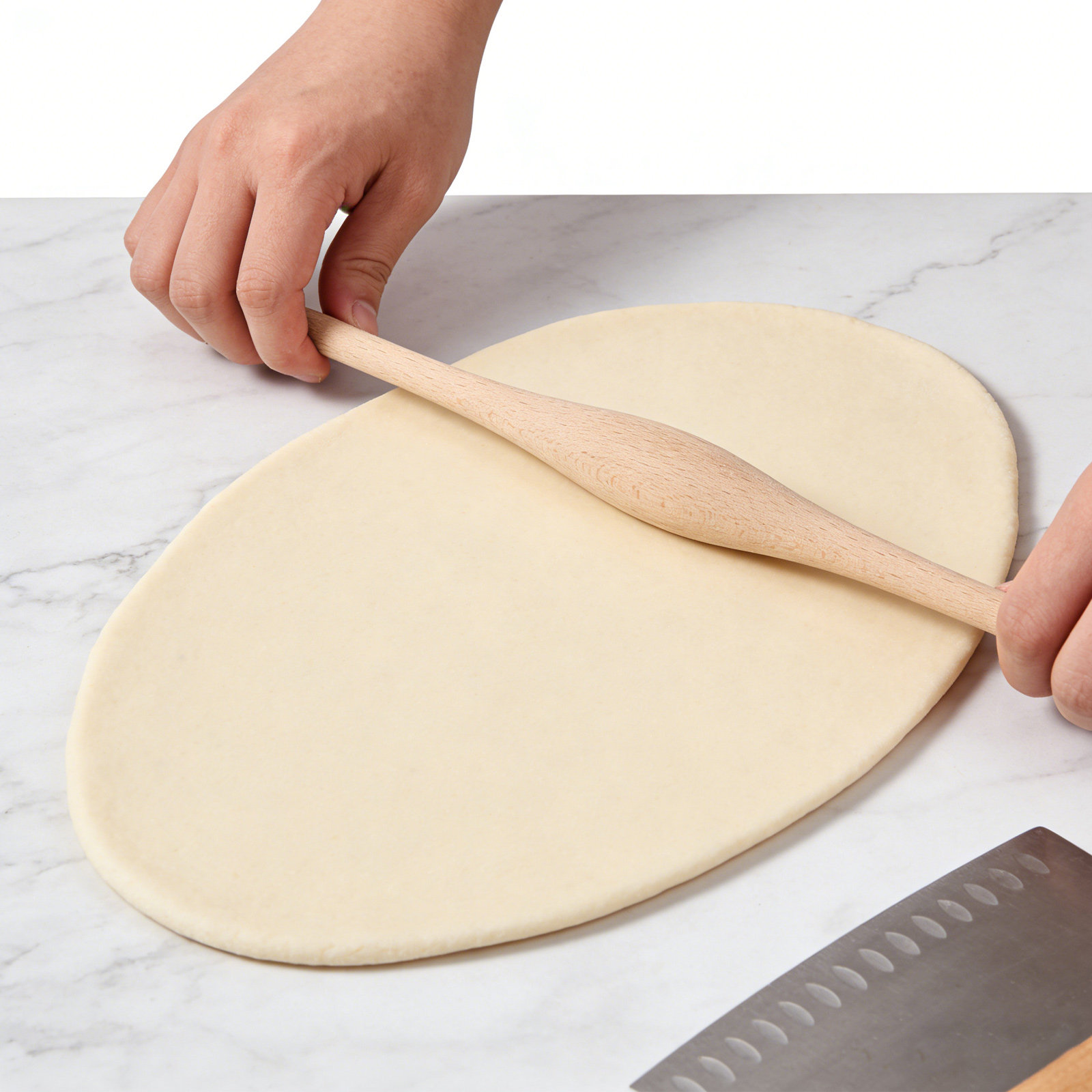 Kitchen Roller Baking - Rodillo de Masa de Madera Maciza