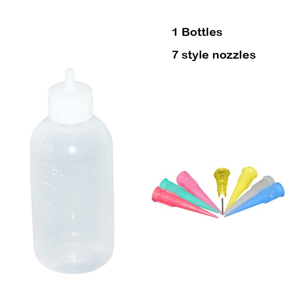 Kitchen Baking Drawing - Botellas exprimibles para repostería, salsas, mermeladas,