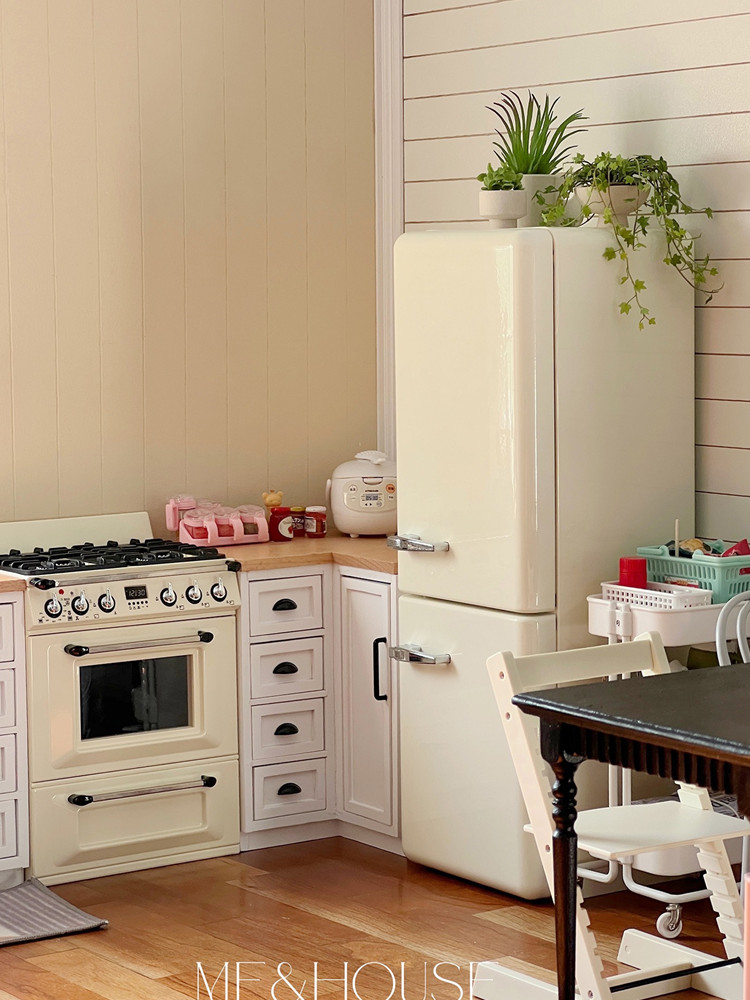 Kitchen Uncle - Modelo de casa de muñecas, accesorios
