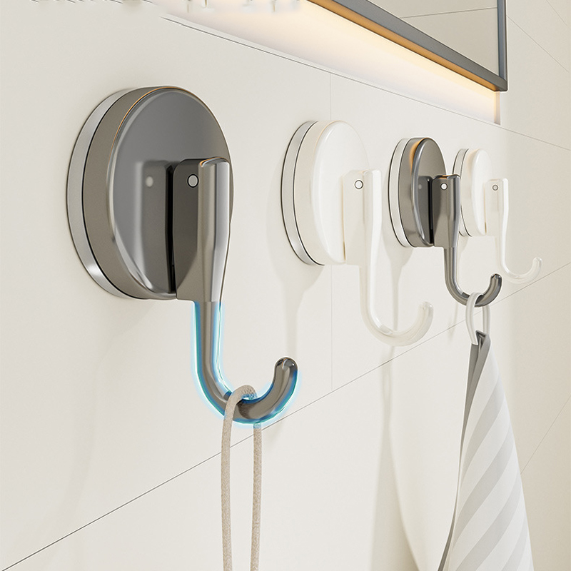 Kitchen Uncle - Ganchos con ventosa, sin perforaciones, multifuncional,