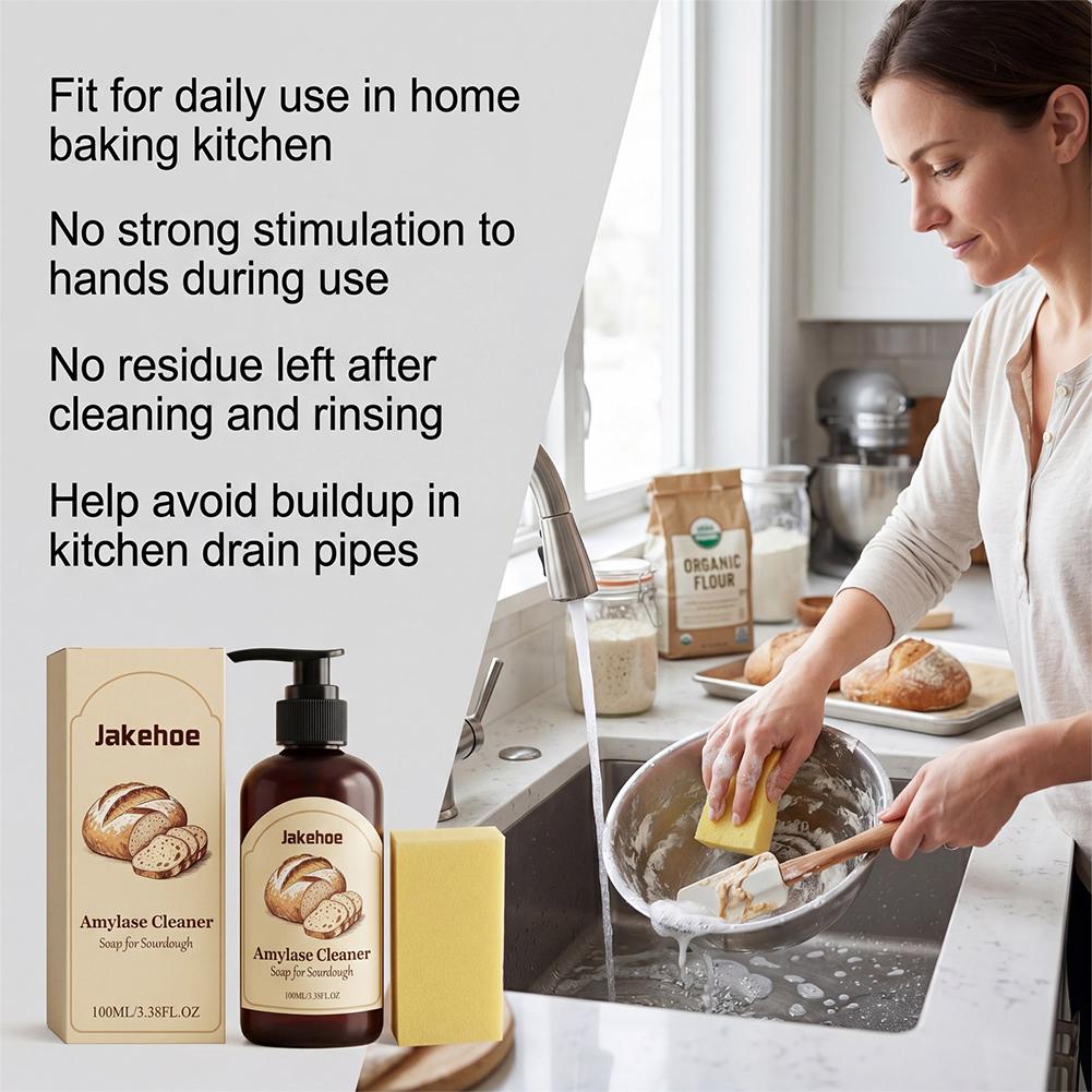 Kitchen Baking Mess - Jabón Limpiador de Masa para Utensilios