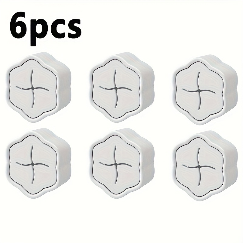 Kitchen Uncle - 6 Ganchos Adhesivos para Toallas, Sin