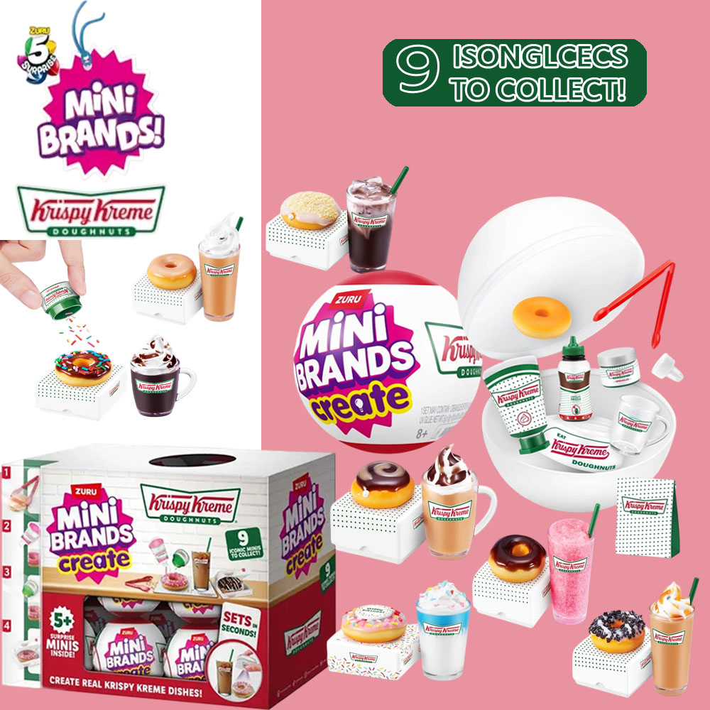 Miniature Baking Kitchen - Zuru Mini marcas Krispy Kreme crear