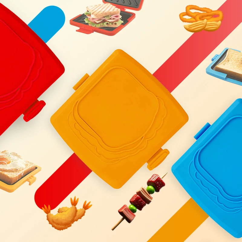 Juego de 3 tostadoras de sándw - Baking Kitchen Set reseña y precio