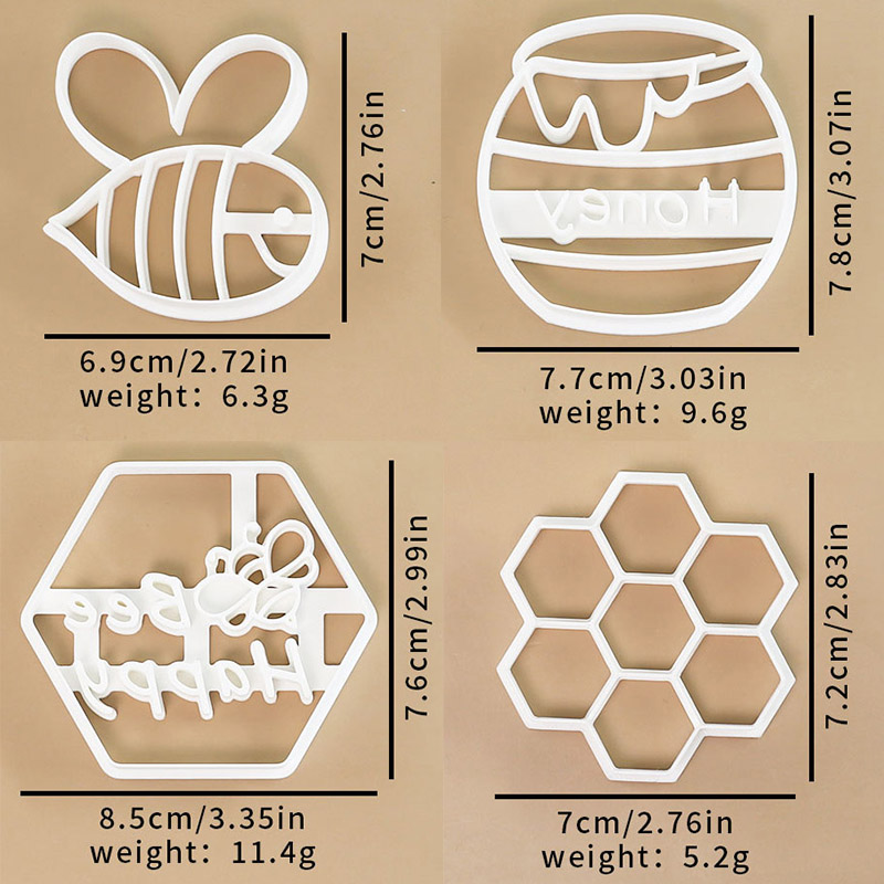 4 Cortadores de Galletas con T - Kitchen Baking Cookies reseña y precio