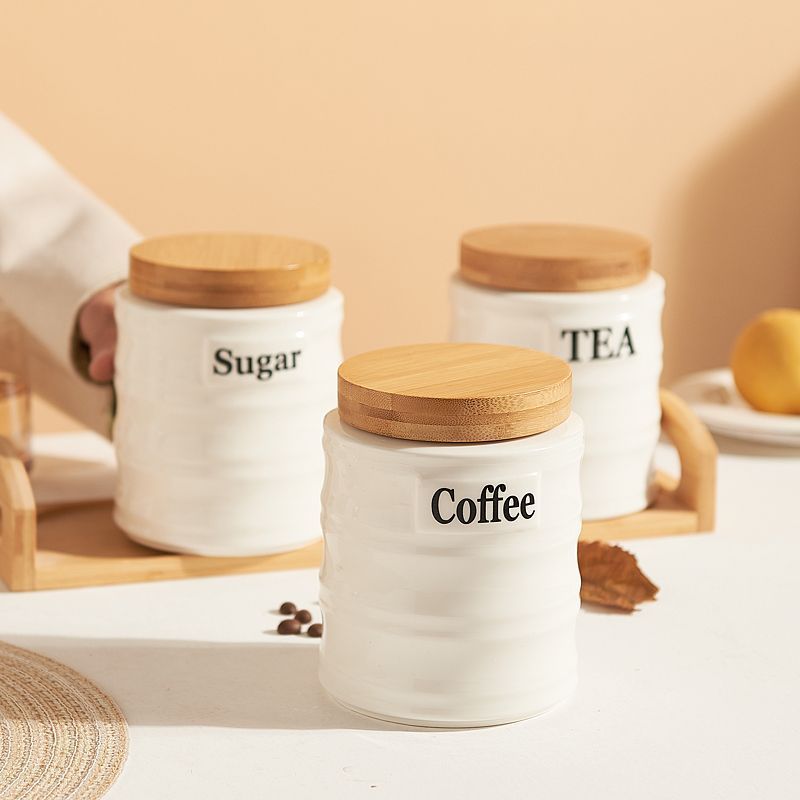Juego de 3 Recipientes de Cerá - Kitchen Baking Canisters reseña y precio