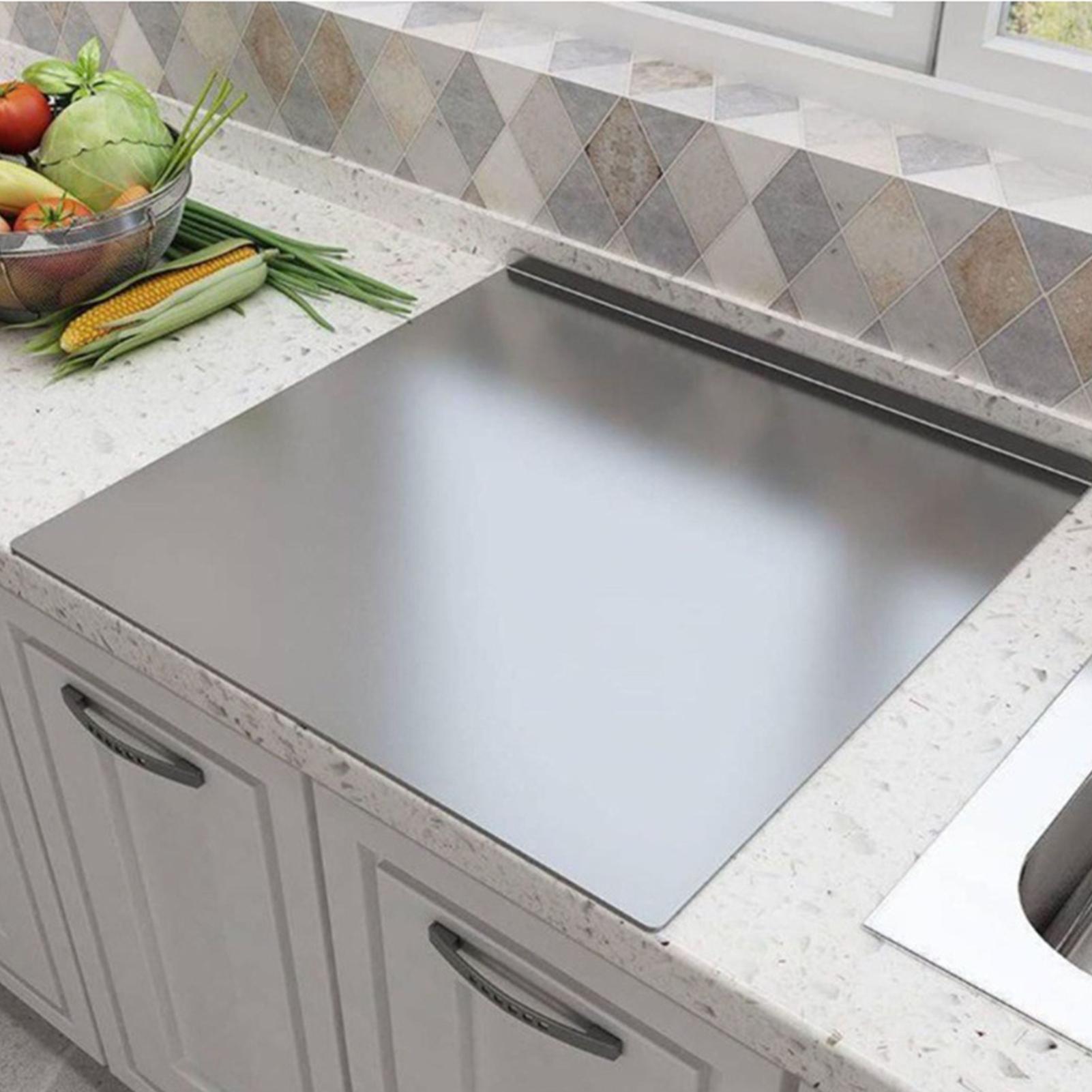 Tabla de Cortar de Acero Inoxi - Kitchen With Baking Area reseña y precio