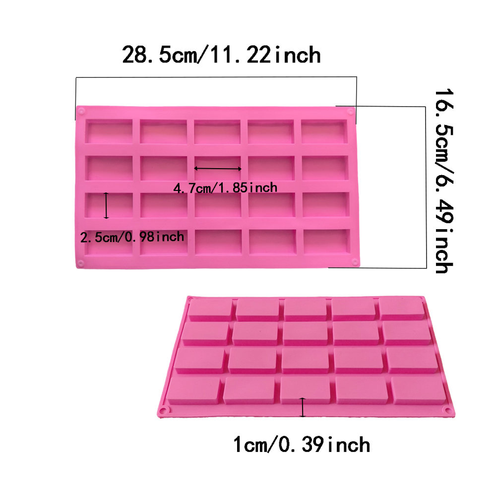 1 molde de silicona rectangula - Kitchen Baking Cookies reseña y precio