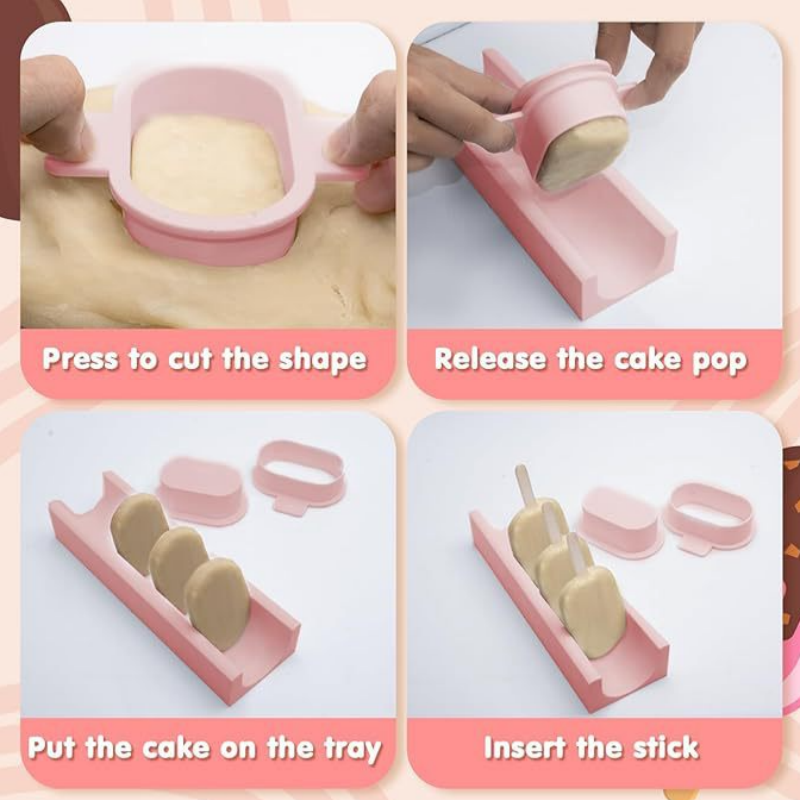 Juego de moldes para cake pops - Kitchen Baking Tray reseña y precio