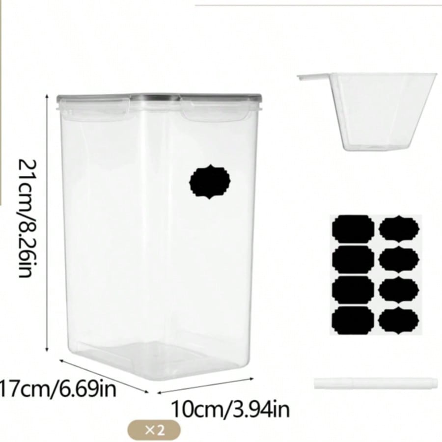 Recipientes herméticos extra g - Kitchen Baking Canisters reseña y precio