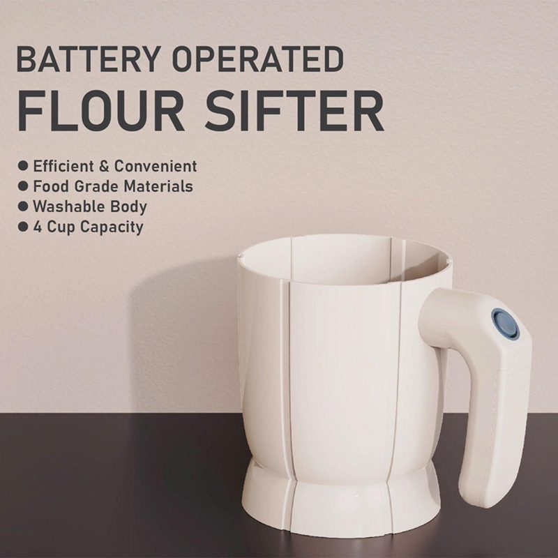 Tamizador de Harina Eléctrico  - Kitchen With Baking Area reseña y precio
