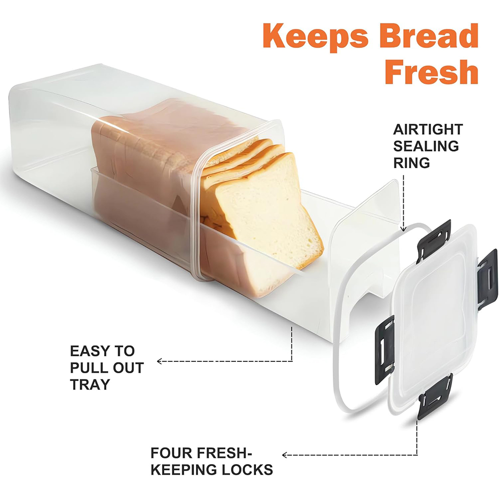 Contenedor para Guardar Pan co - Kitchen Baking Tray reseña y precio