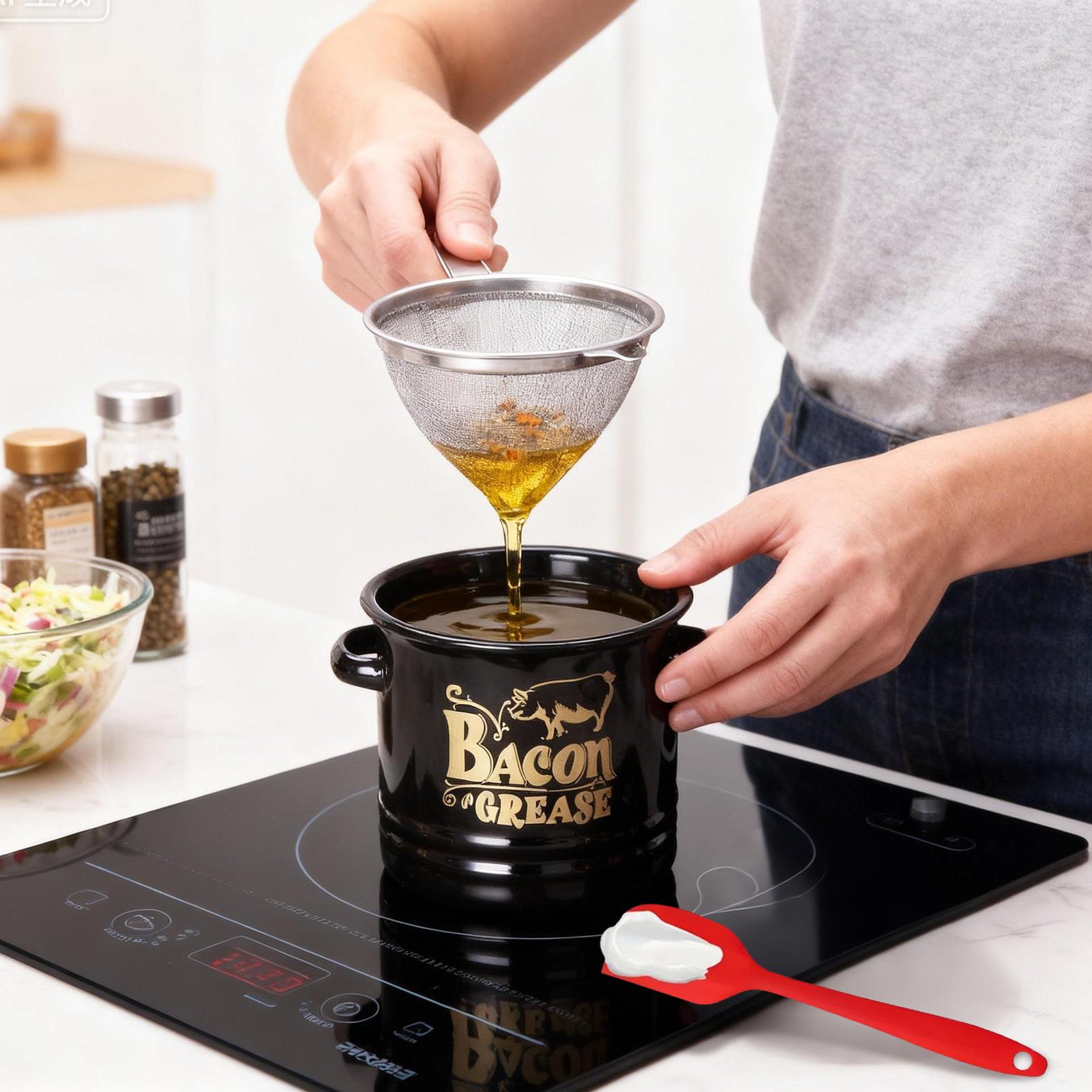 Contenedor de grasa para tocin - Kitchen Baking Canisters reseña y precio
