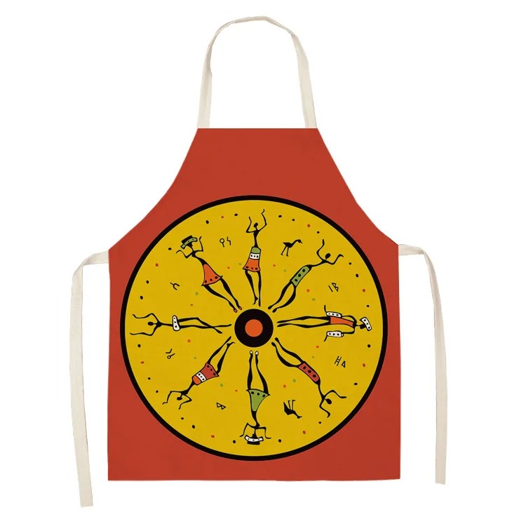 Delantal de algodón y lino con - Kitchen Baking Drawing reseña y precio