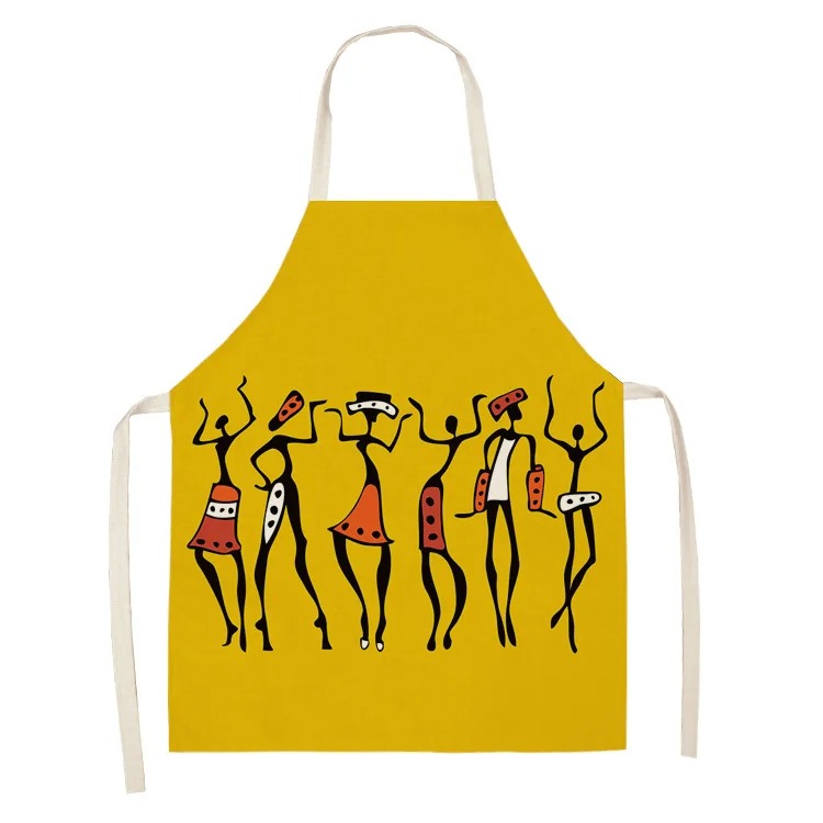 Delantal de algodón y lino con - Kitchen Baking Drawing reseña y precio