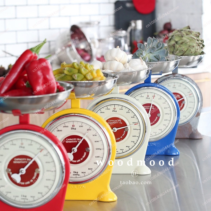 Báscula de mesa de metal retro - Kitchen Baking Machine reseña y precio