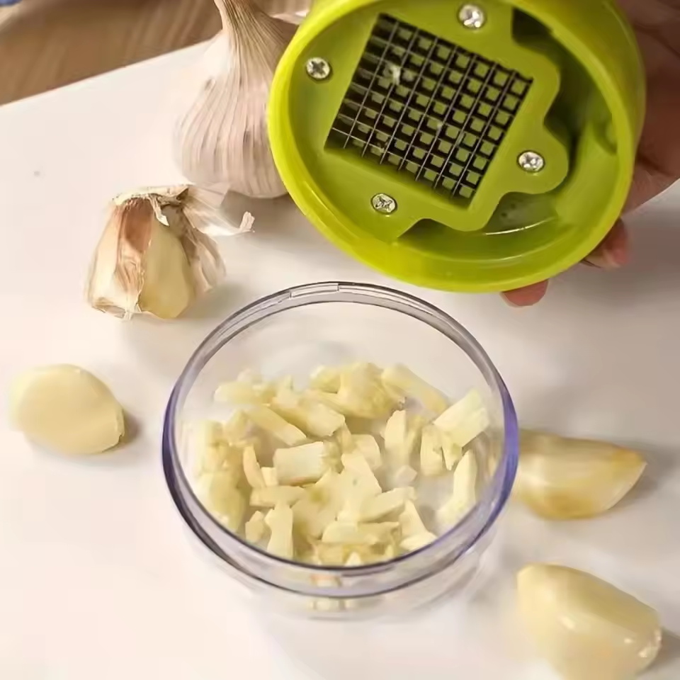 Prensa de Ajo Manual, Picadora - Kitchen Baking Tray Organizer reseña y precio