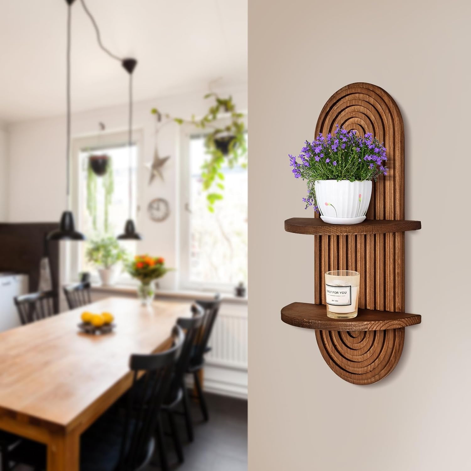 Estantes Flotantes de Madera,  - Kitchen Uncle reseña y precio