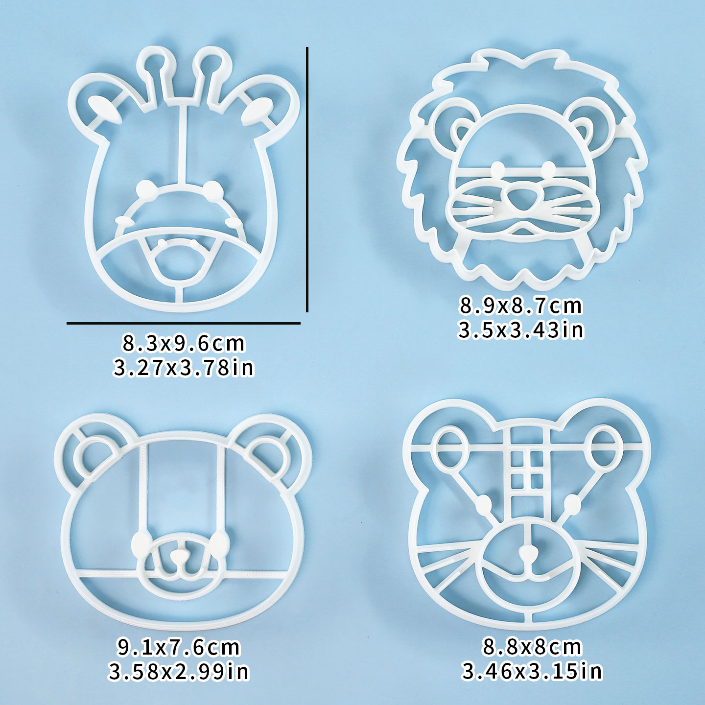 Juego de 4 Cortadores de Galle - Kitchen Equipment For Baking reseña y precio