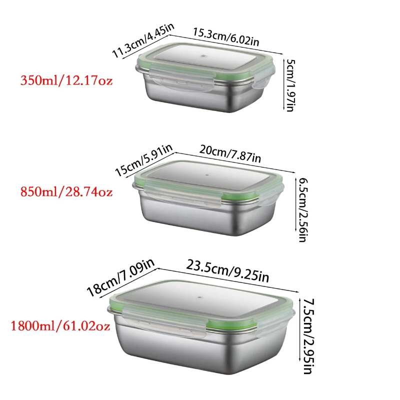 Fiambrera de acero inoxidable  - Kitchen Baking Tray Organizer reseña y precio
