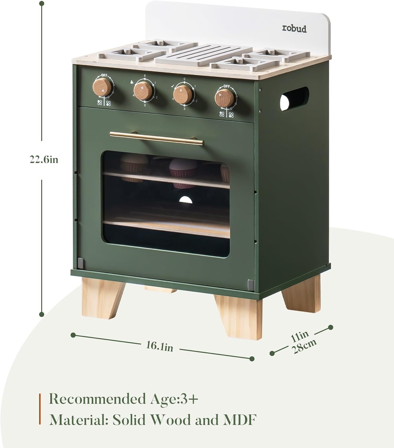 Robotime Robud Horno de cocina - Baking Kitchen Robotime reseña y precio