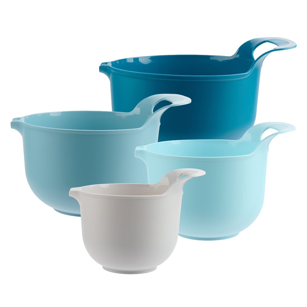 Juego de 4 tazones de plástico - Baking Kitchen Set reseña y precio