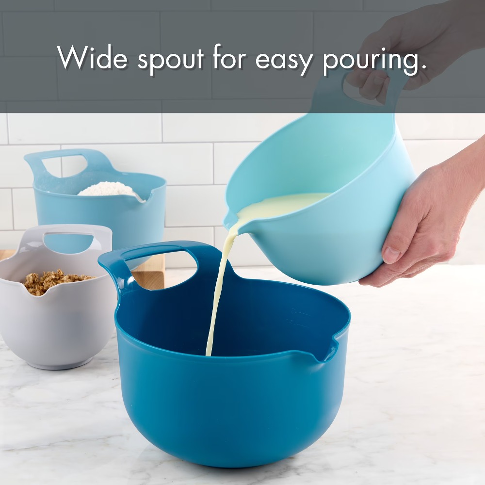 Juego de 4 tazones de plástico - Baking Kitchen Set reseña y precio