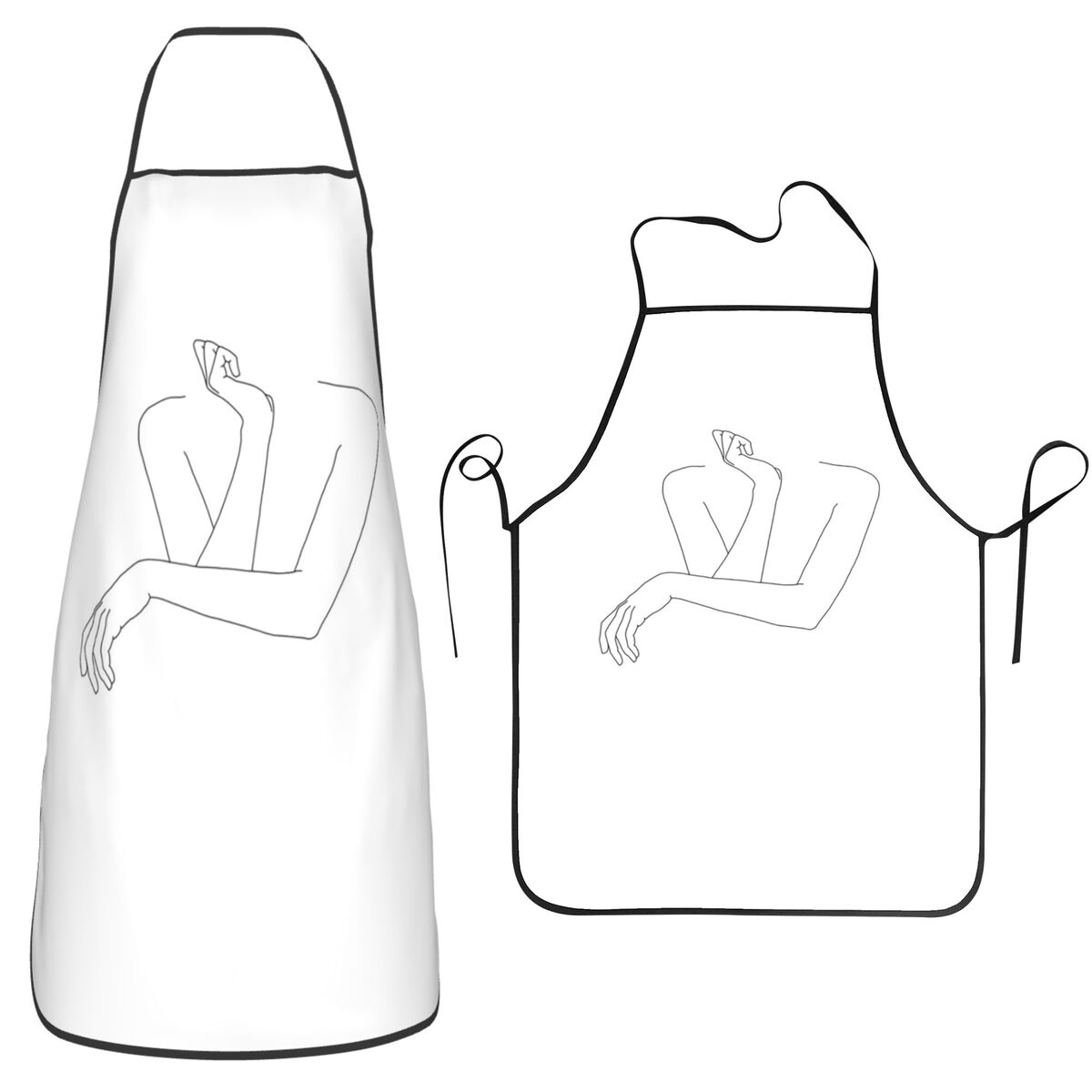Delantal de cocina sin mangas  - Kitchen Baking Drawing reseña y precio