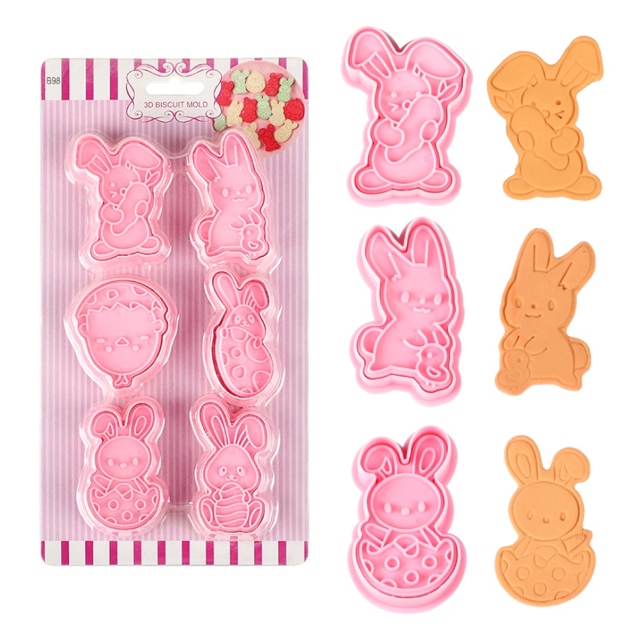 6 unids/set cortadores de gall - Baking Kitchen Set reseña y precio