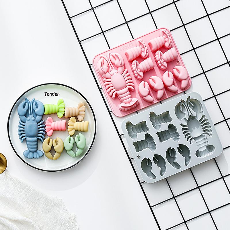 Molde de silicona de langosta  - Baking Kitchen Set reseña y precio