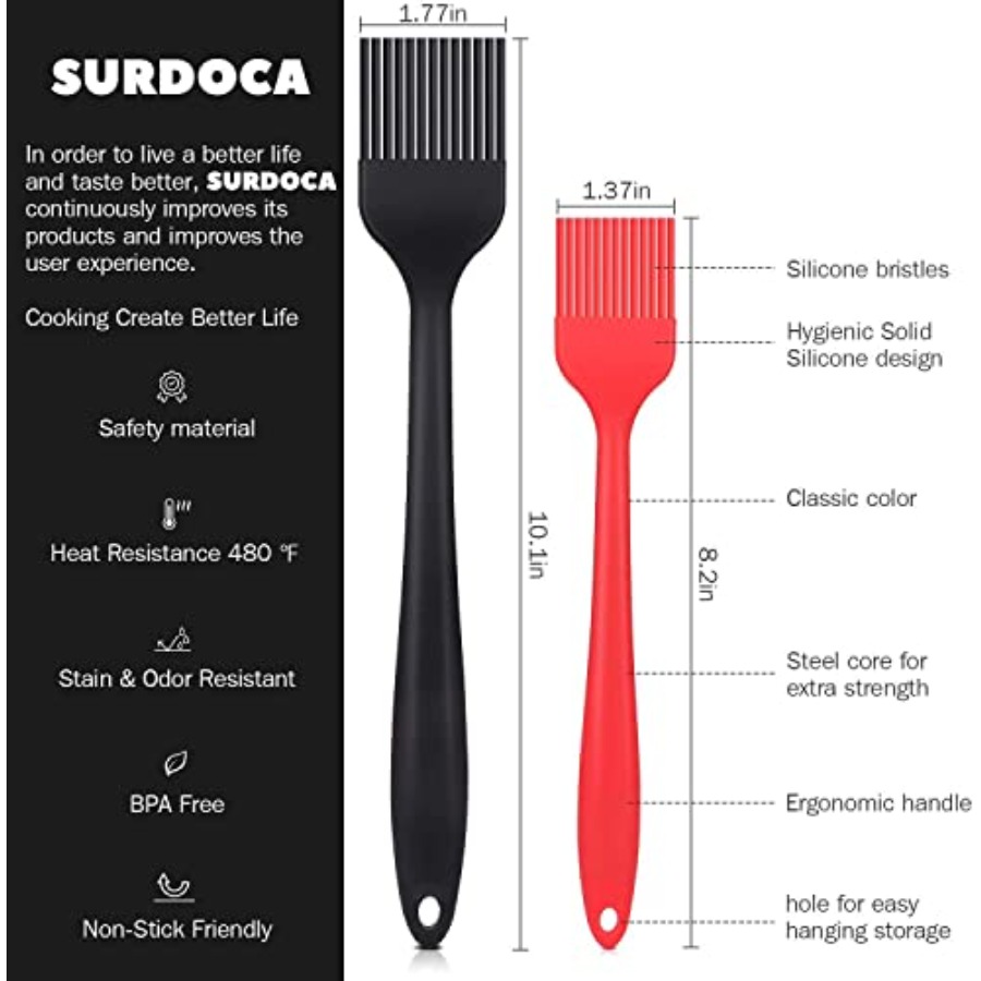 Pinceles de Silicona para Repo - Pastry Brush Silicone reseña y precio