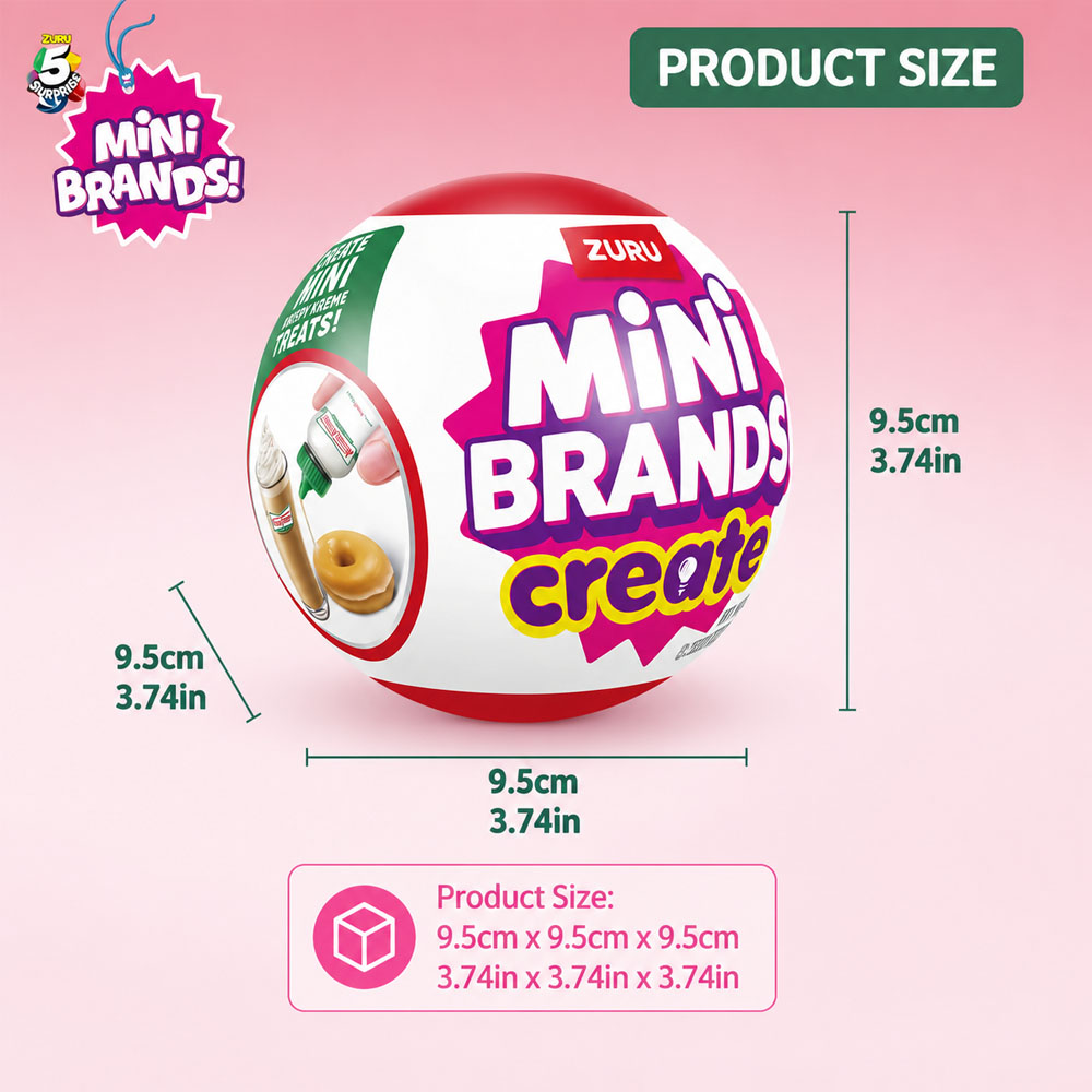 Zuru Mini marcas Krispy Kreme  - Miniature Baking Kitchen reseña y precio