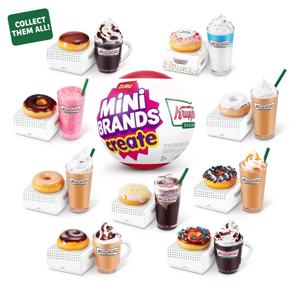 Zuru Mini marcas Krispy Kreme  - Miniature Baking Kitchen reseña y precio