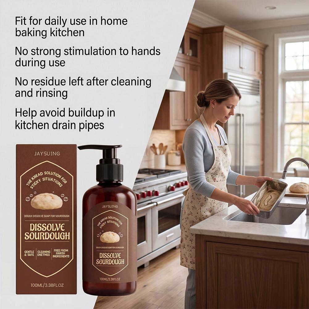 Limpiador de masa líquido de 1 - Kitchen Baking Mess reseña y precio