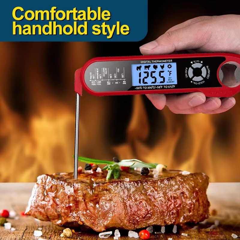 Termómetro para carne con dobl - Kitchen Equipment For Baking reseña y precio
