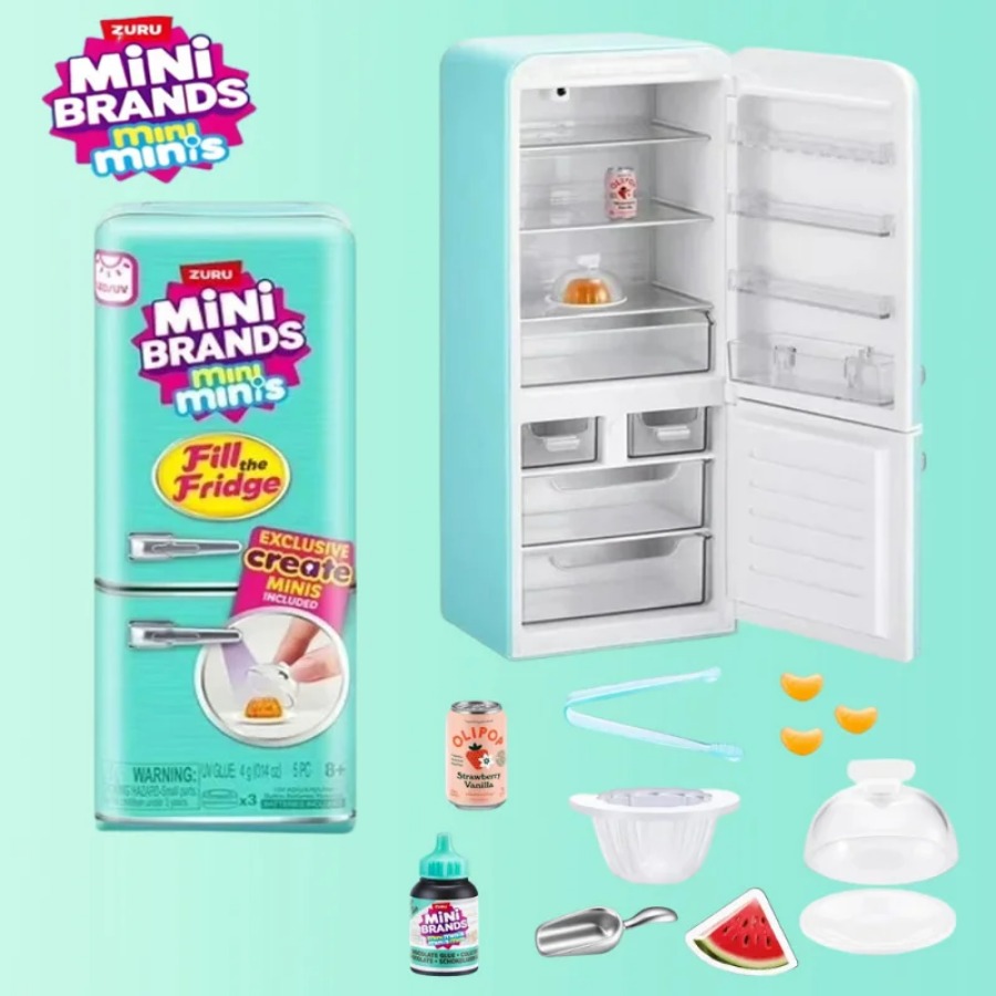 ZURU 5 Surprise Mini Fridge Ba - Miniature Baking Kitchen reseña y precio