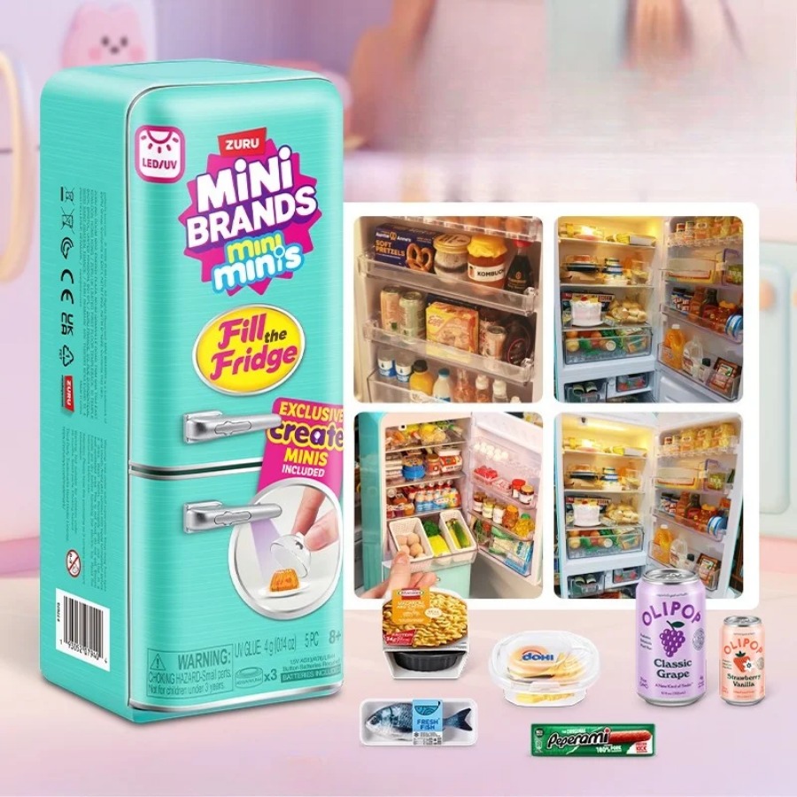 ZURU 5 Surprise Mini Fridge Ba - Miniature Baking Kitchen reseña y precio